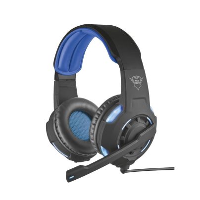 TRUST Cuffie Gaming GXT 350 Radius 7.1 Surround Colore Nero / Blu